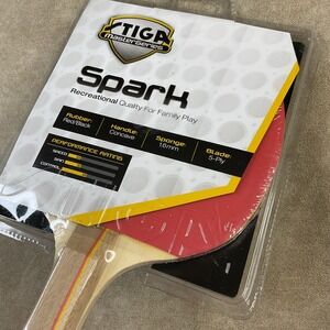 STIGA Master Series Spark Rubber Paddle Racket‎ Ping Pong New